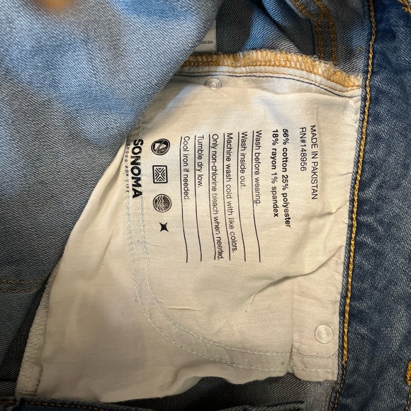 NWT Sonoma 18R Skinny Mid Rise 401 Donner Jean - Picture 8 of 9